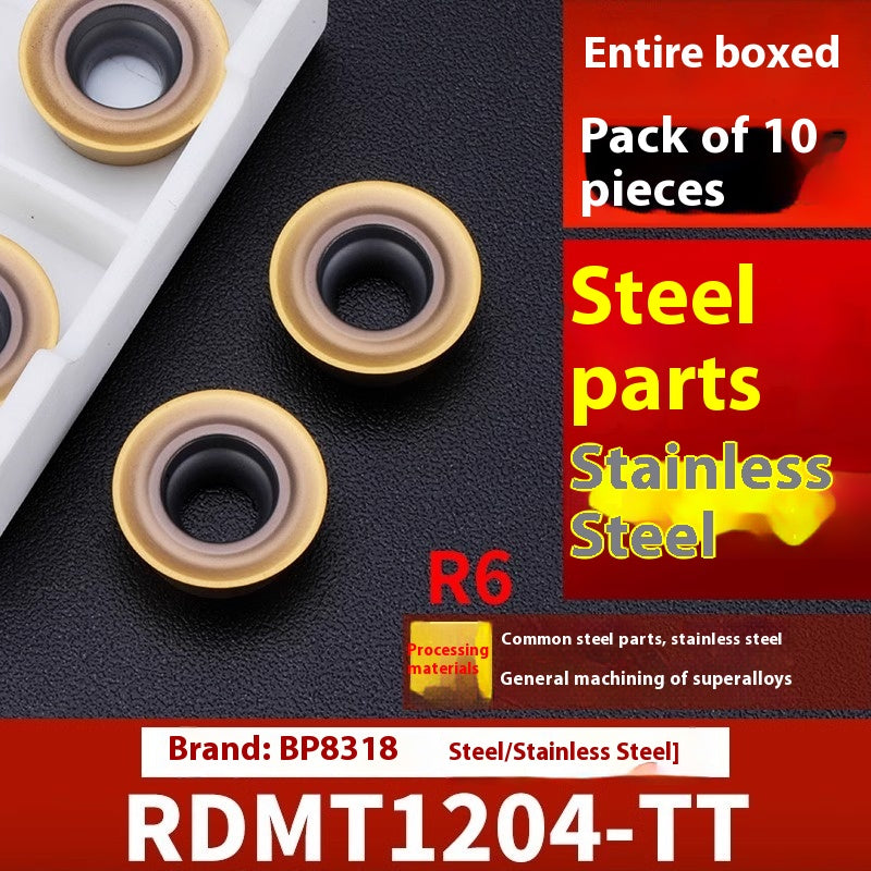 2042-CNC milling inserts, RPMW carbide R5 machining center, R4 milling machine, R6 milling inserts, RPMT round cutter cutters Shandong Denso Pricision Tools Co.,Ltd.